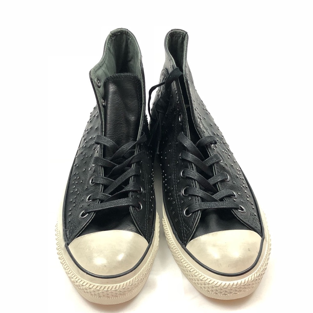 Converse John Varvatos Black Mini Studded Size 9.5 - Picture 4 of 5